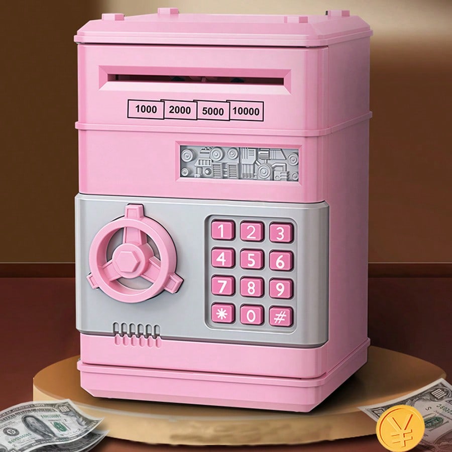 Kids Education In Us - Kids Mini ATM Piggy Bank,Electronic Cash