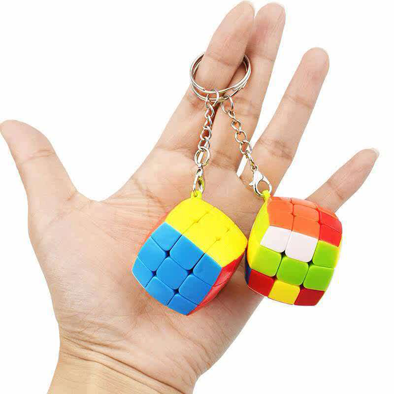 2PCS Mini 3x3 Speed Cube Keych - đánh giá và giá Kids Education Related