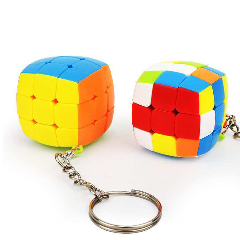 2PCS Mini 3x3 Speed Cube Keych - đánh giá và giá Kids Education Related