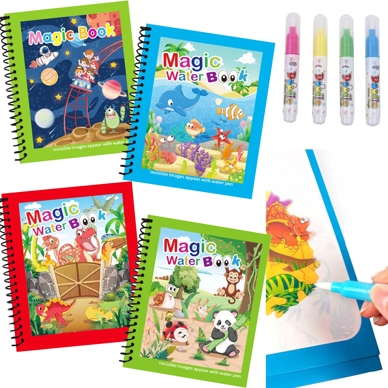 Magic Water Painting Book Reus - đánh giá và giá Kids Education Laptop