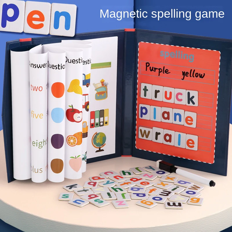 1pc Magnetic Alphabet Spelling - đánh giá và giá Kids Educational Games Learn English