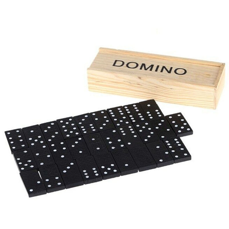 28pcs/Set Wooden Domino Board  - đánh giá và giá Kids Education Table