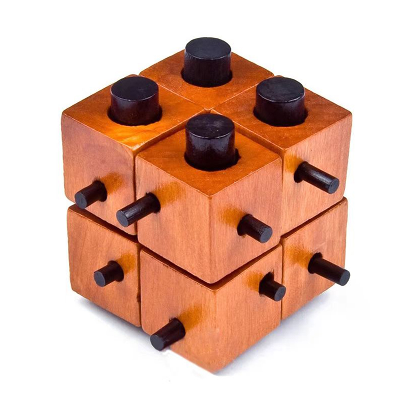 Wooden Brain Teaser Puzzles Un - đánh giá và giá Brain Teaser Cube