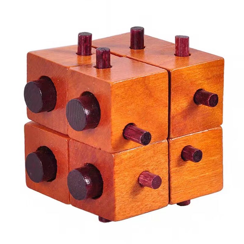 Wooden Brain Teaser Puzzles Un - đánh giá và giá Brain Teaser Cube