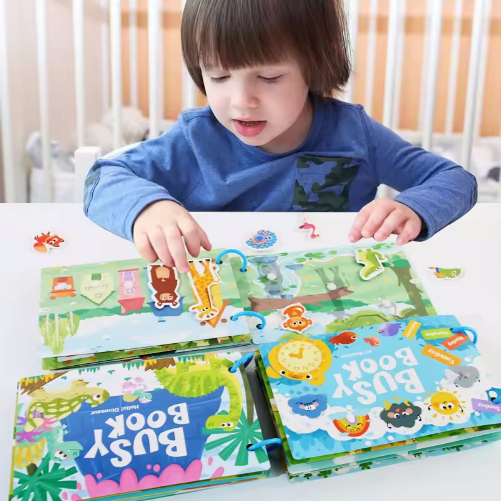 Busy Book Sticker Quiet Book f - đánh giá và giá Kids Educational Games Learn English