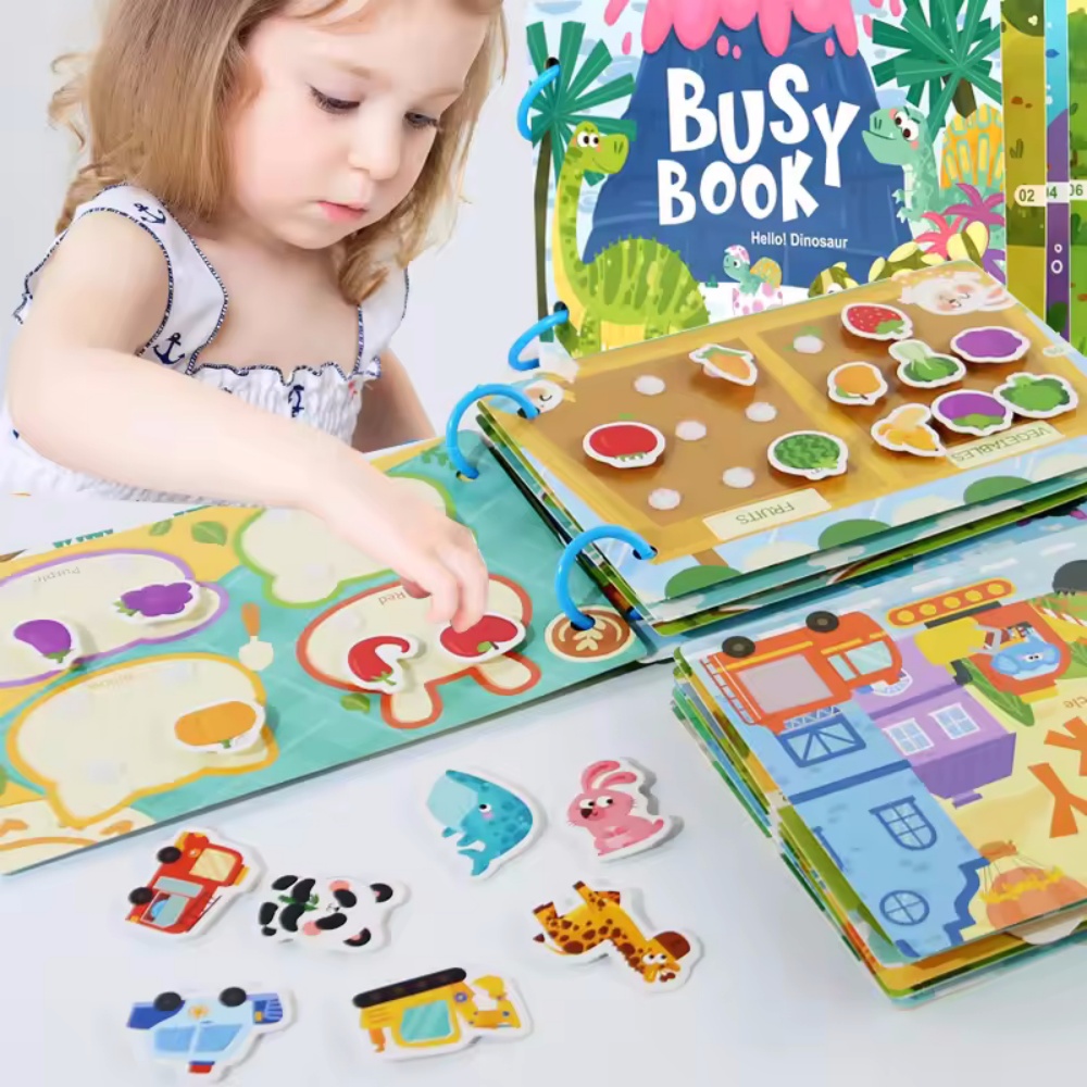Busy Book Sticker Quiet Book f - đánh giá và giá Kids Educational Games Learn English