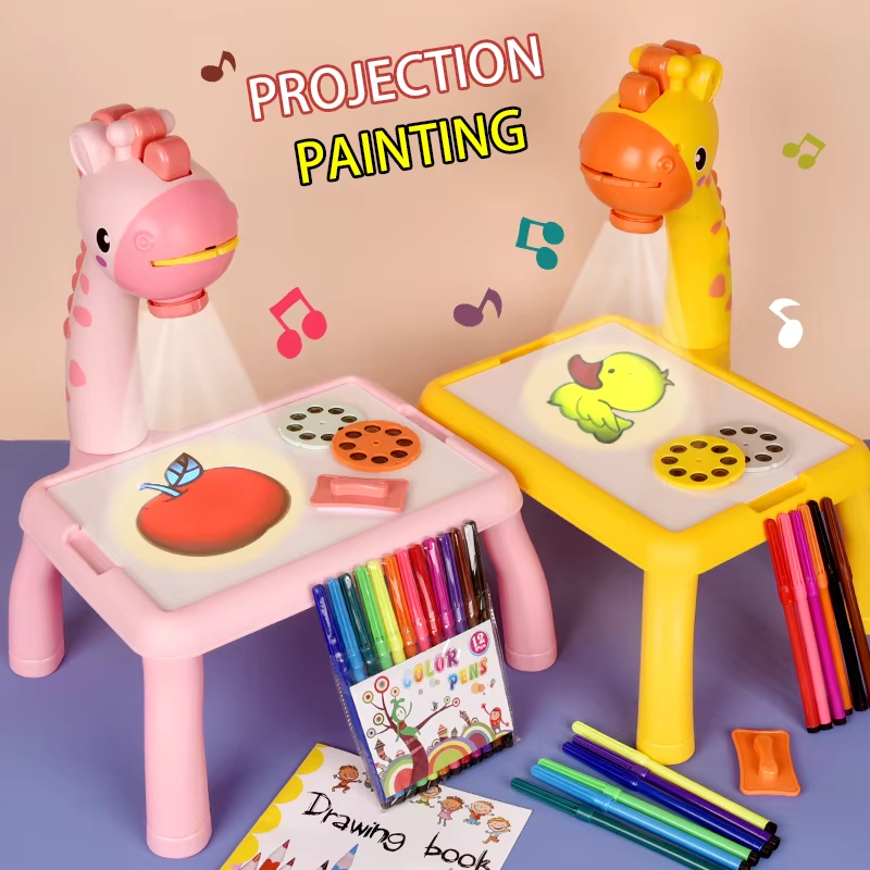 LED Projector Drawing Table fo - đánh giá và giá Kids Education Desk