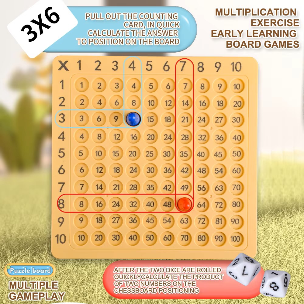99 Multiplication Board Montes - đánh giá và giá Kids Education Table