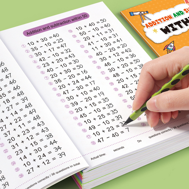 64 Pages Arithmetic Math Exerc - đánh giá và giá Kids Education Laptop