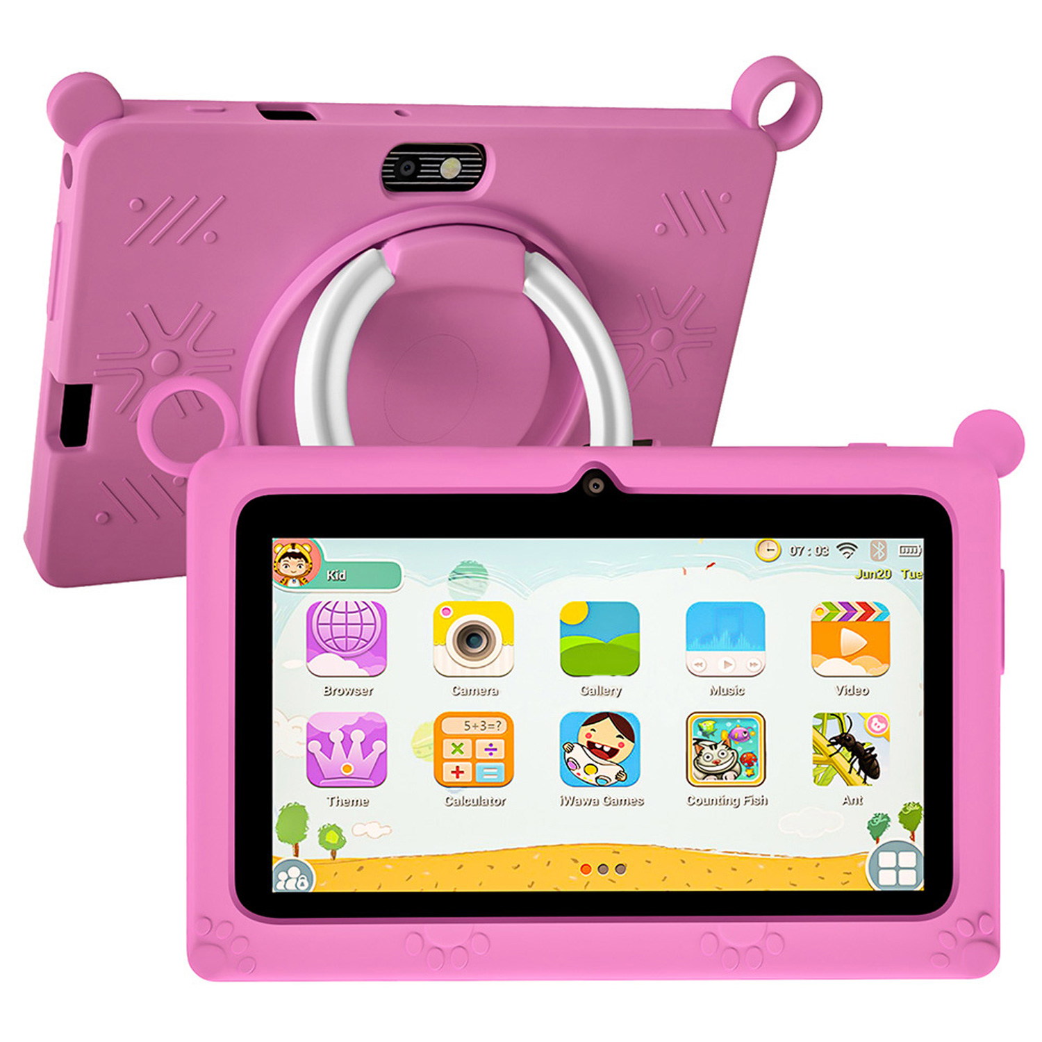 BDF Children's Tablet New 7 In - đánh giá và giá Kids Educational Games Learn English