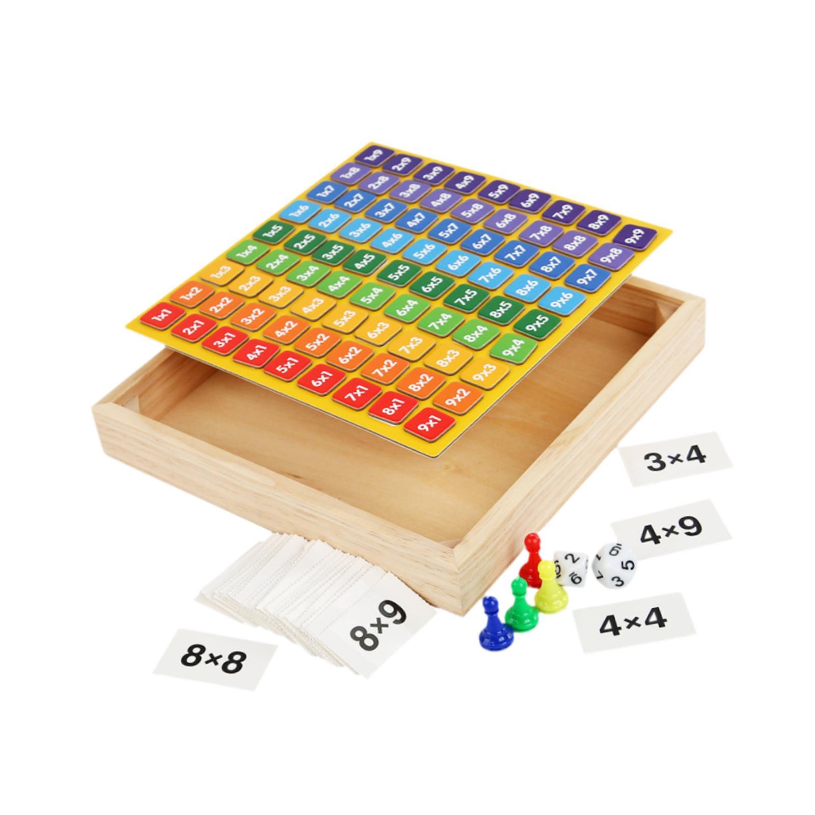 Wooden Multiplication Board Ga - đánh giá và giá Kids Education Table