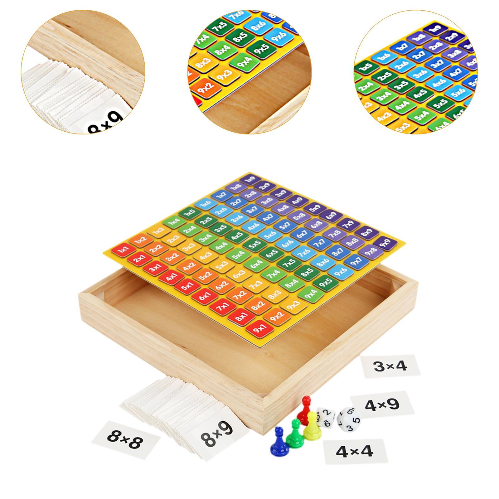 Wooden Multiplication Board Ga - đánh giá và giá Kids Education Table