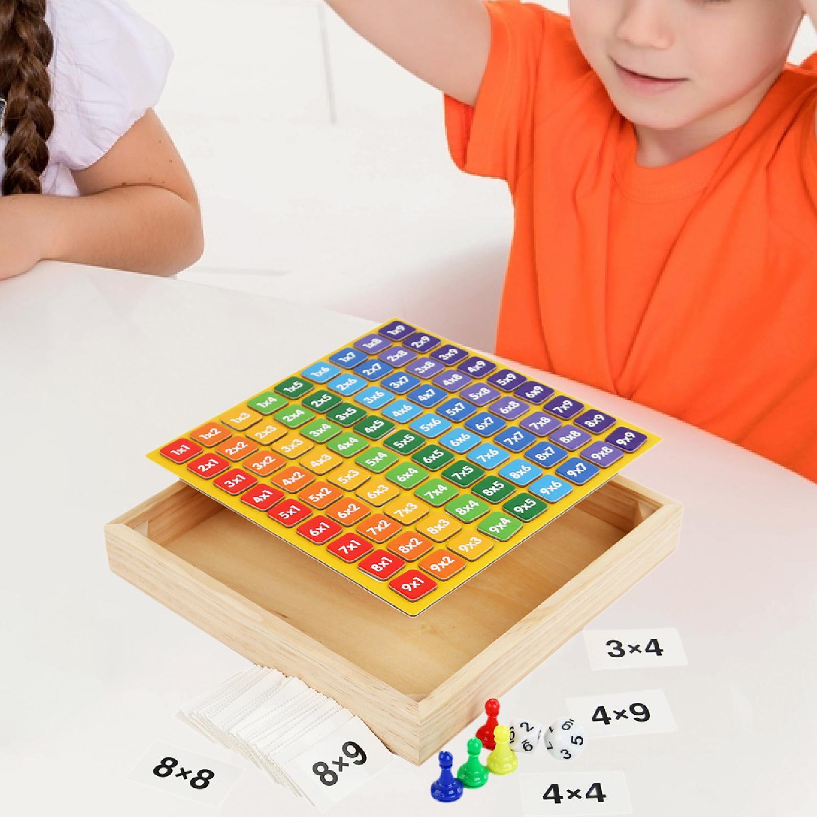 Wooden Multiplication Board Ga - đánh giá và giá Kids Education Table
