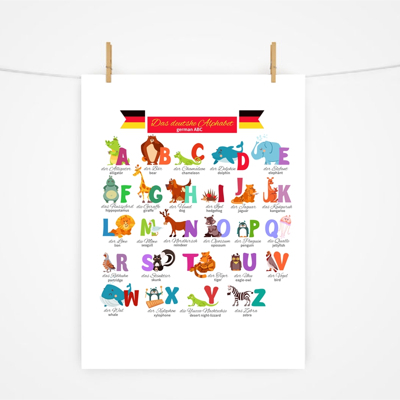 Đức Bảng Chữ Cái với Động Vật  - đánh giá và giá Kids Education Nursery