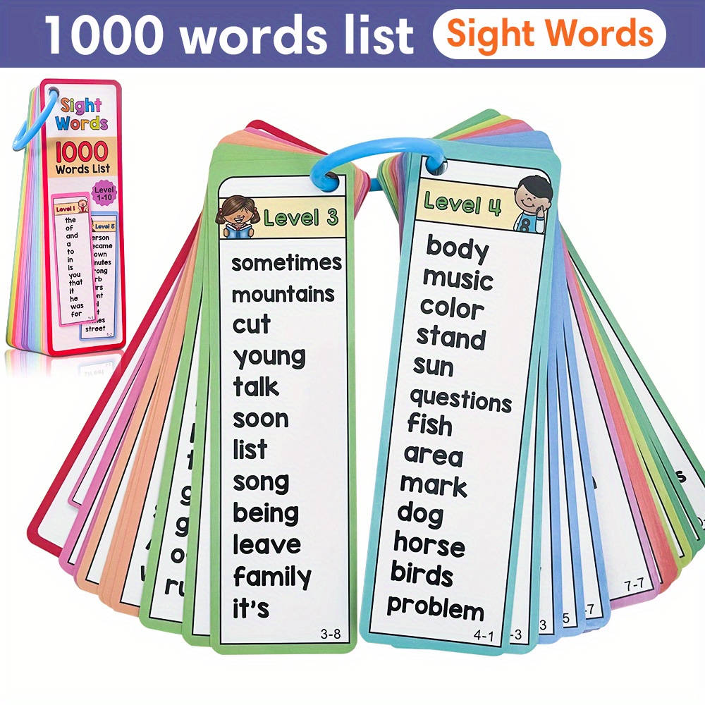 1000 Sight Words Flash Cards f - đánh giá và giá Kids Educational Games Learn English