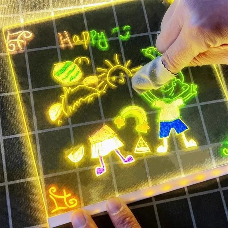 Magic Glow Kids Drawing Board: - đánh giá và giá Kids Education Drawing