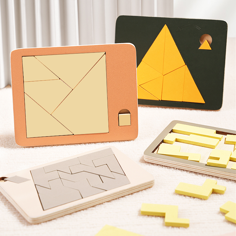 Wooden Geometric Puzzles Chall - đánh giá và giá Brain Teaser Cube