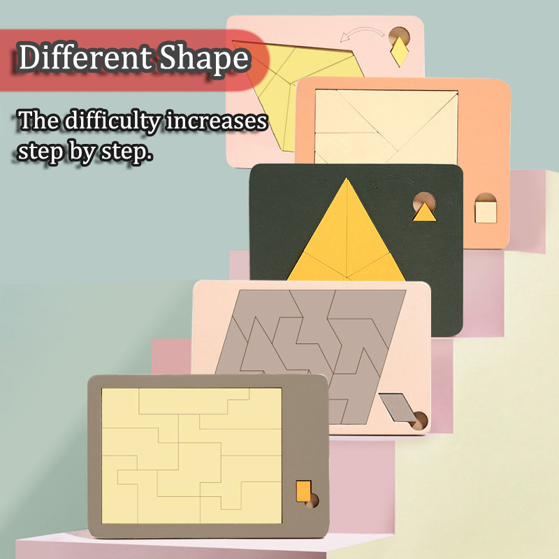 Wooden Geometric Puzzles Chall - đánh giá và giá Brain Teaser Cube