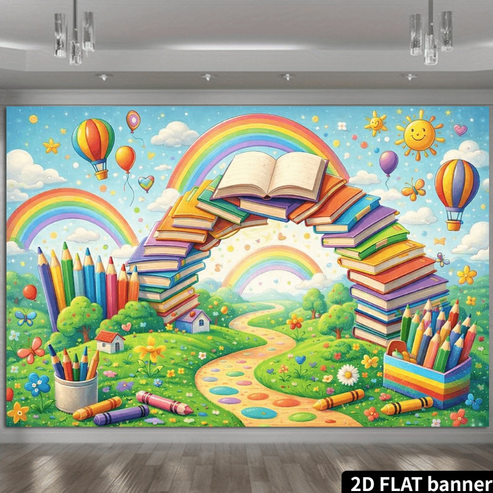 Colorful Kids Room Wall Tapest - đánh giá và giá Kids Education Nursery